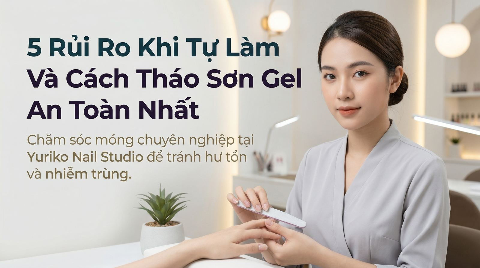 5 Rủi Ro Khi Tự Làm Và Cách Tháo Sơn Gel An Toàn Nhất
